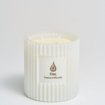 Vela Aromática de Alecrim e Capim Limão com dois pavios - 350g