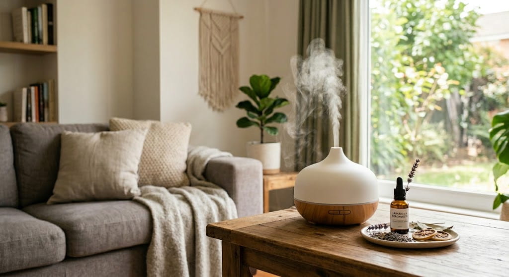 aromatização de um ambiente com difusores