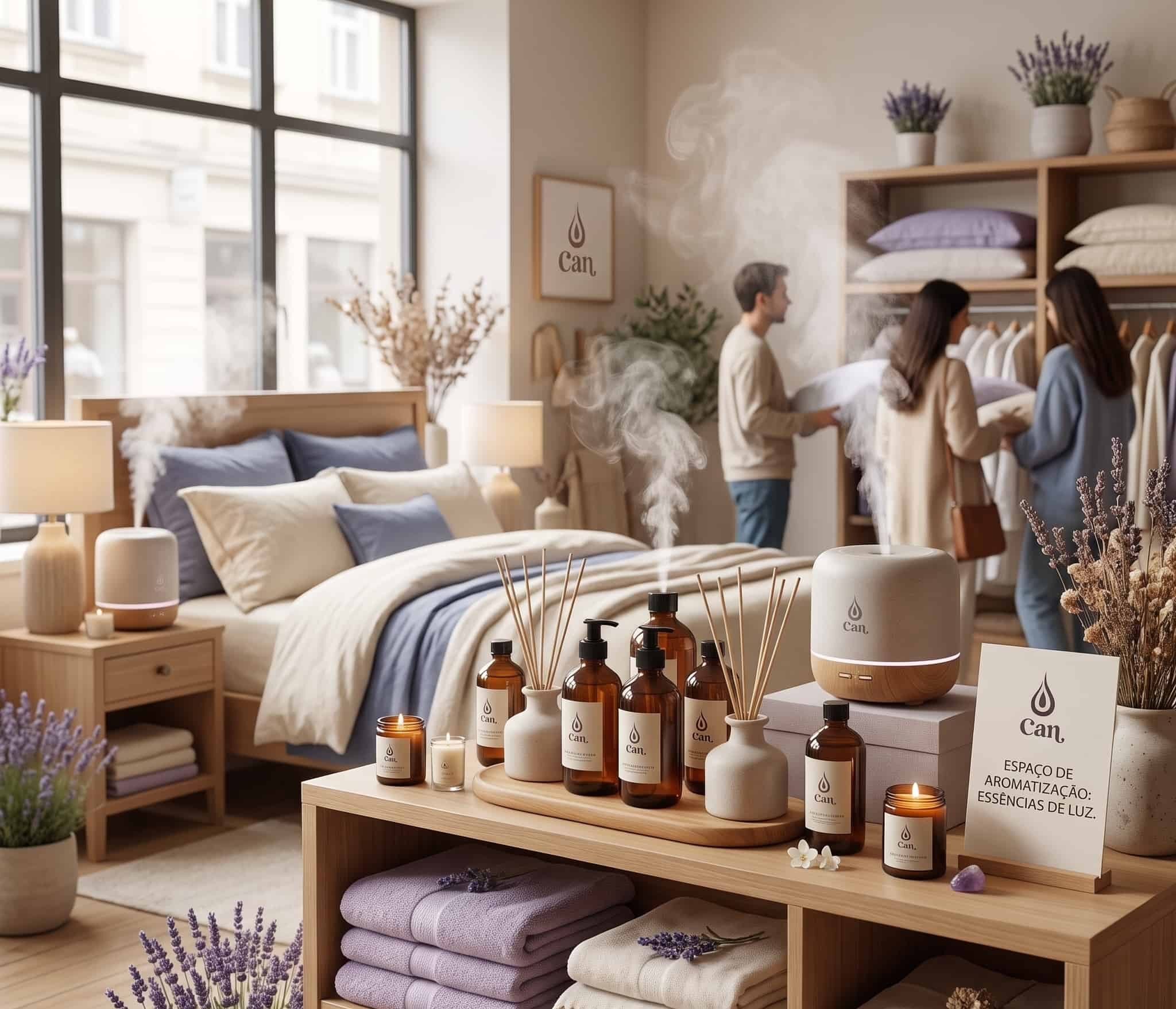 aromatização de ambientes para lojas, com o intuito de aumentar vendas e experiência do cliente