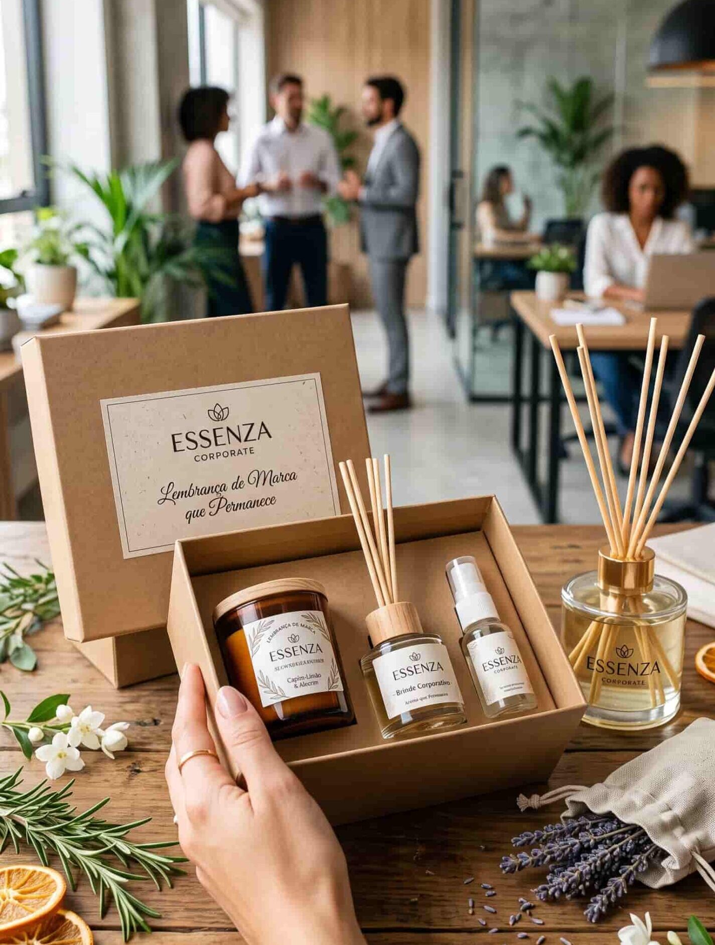 lembrancinhas e presentes corporativos que marcam na entrega para funcionários, fornecedores e outros perfis. Can Candles