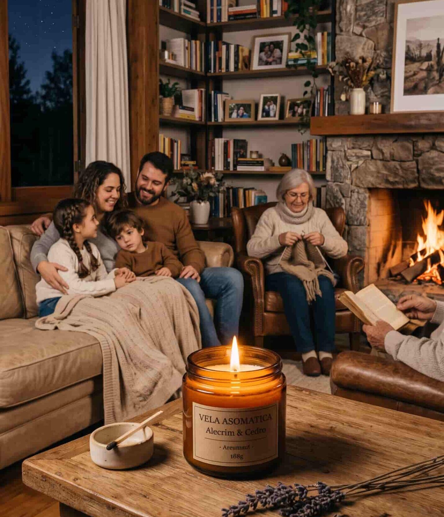velas aromáticas para a casa, que perfuma e acolhe em momentos da família