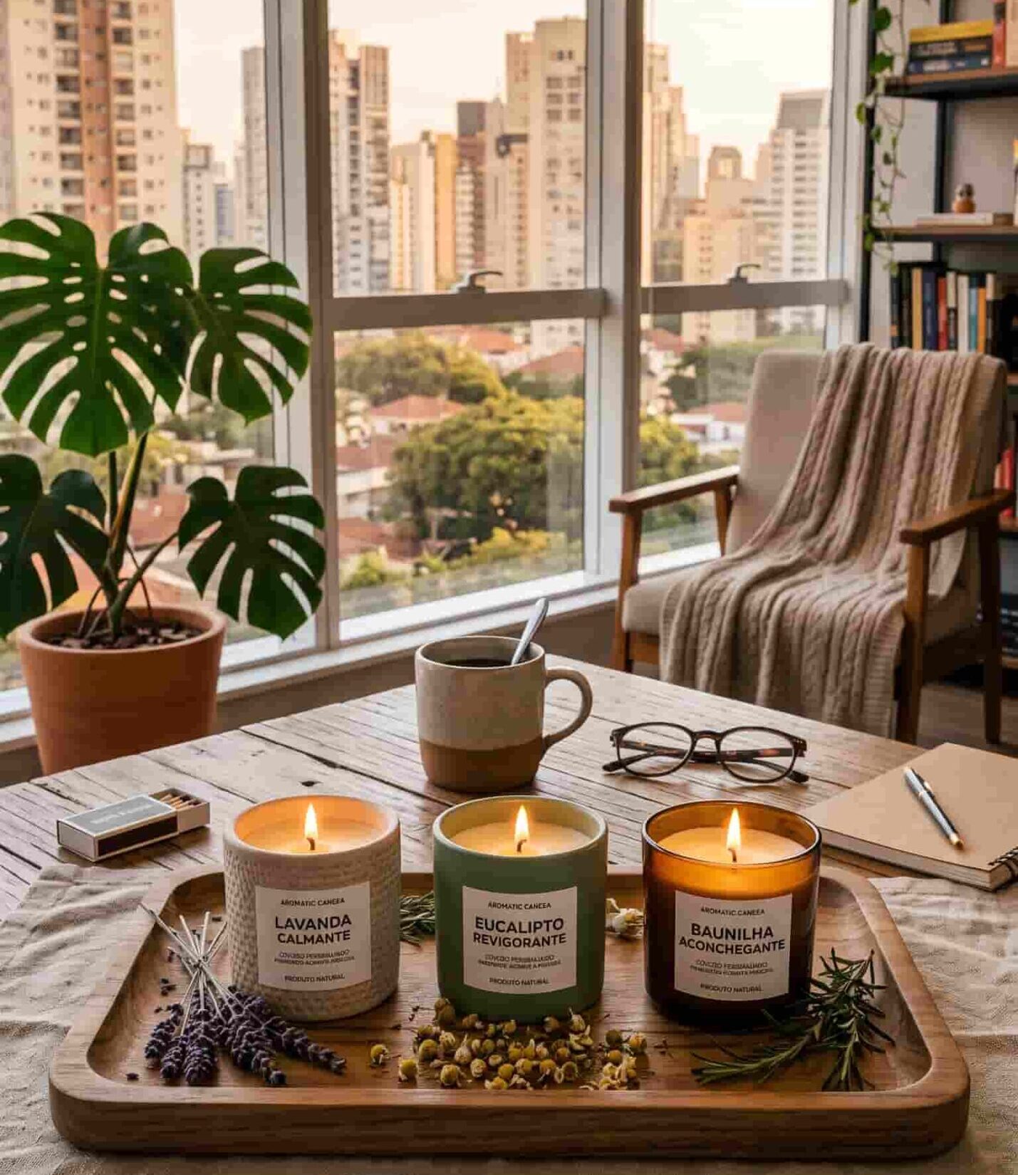 velas aromáticas da Can Candles para cada ambiente