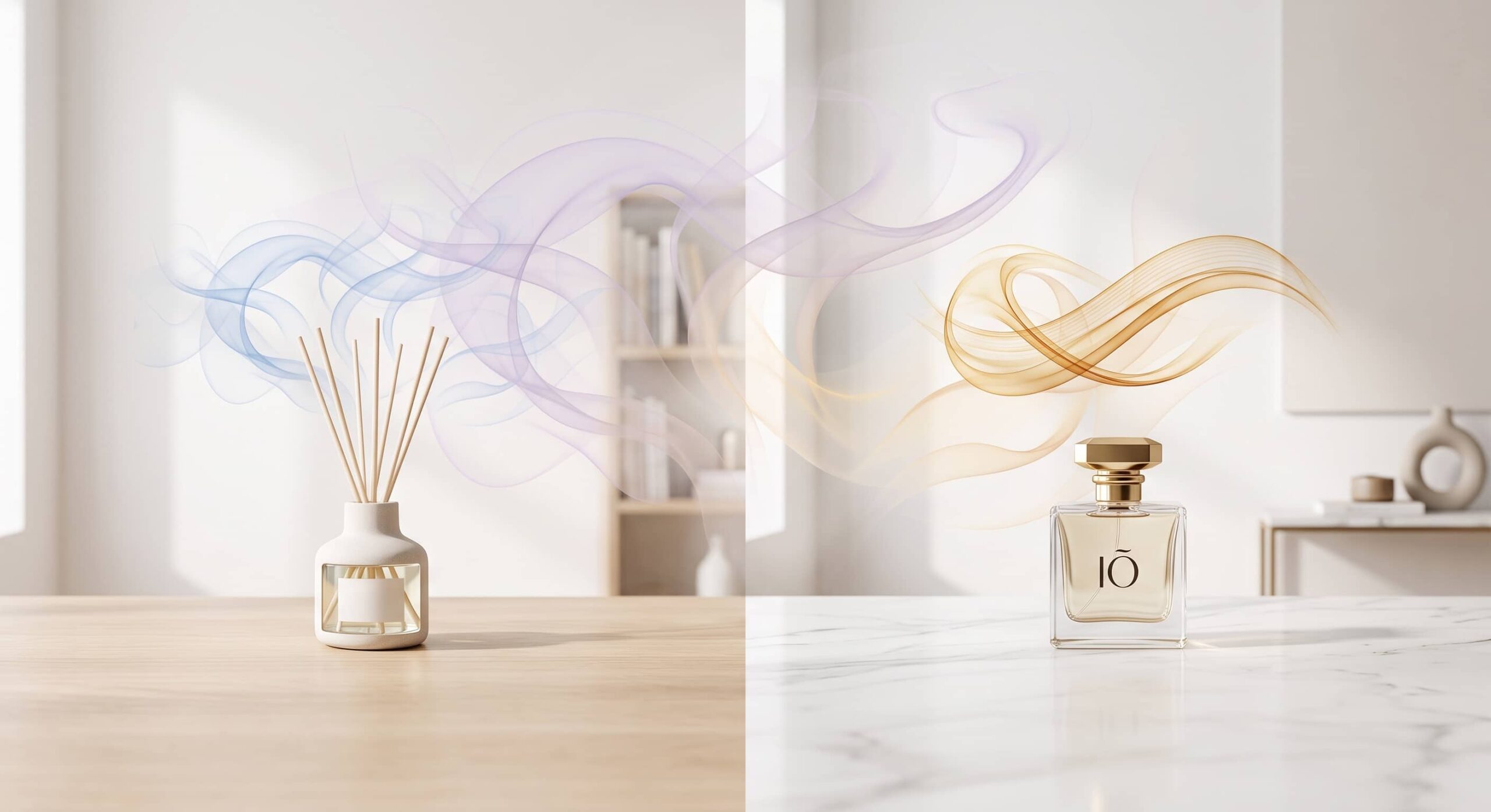 Diferença entre aromatização de ambientes contra identidade olfativa ou marketing olfativo, desenvolvida pela Can Candles